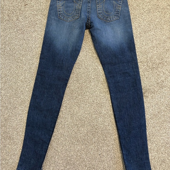 Y2K True Religion Women's Lowrise Skinny Stella Jeans Size 27 - Picture 3 of 9